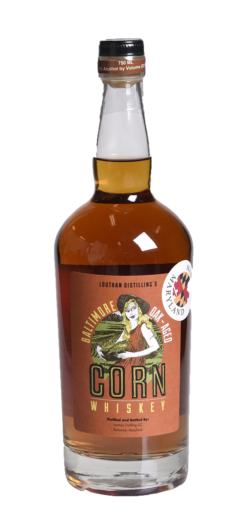 Louthan Disitilling Oak Aged Corn Whiskey
